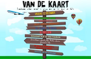 van de kaart