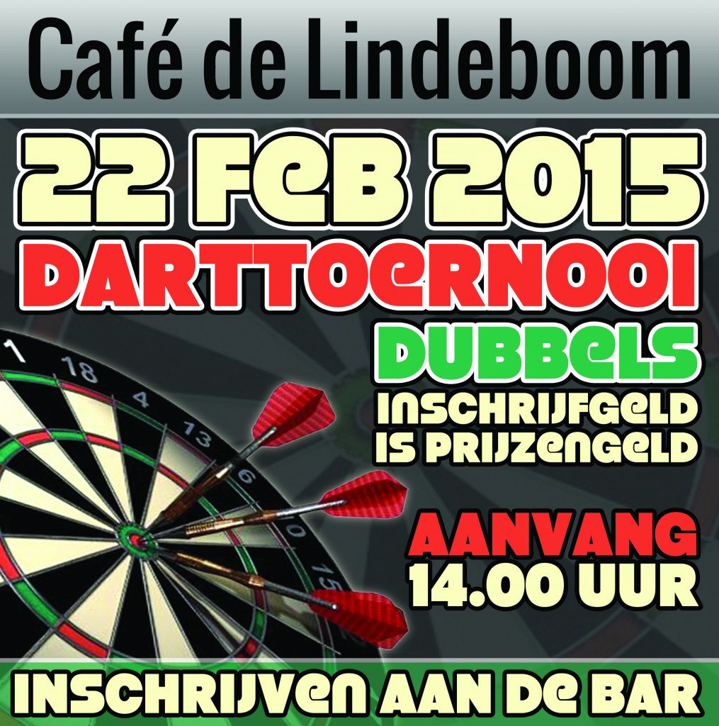 darttoernooi 2015 dubbels